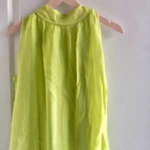 RINALDI Silk sleeveless Necktie top